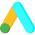Google Ads PPC icon showing paid advertising campaigns for lead generation and conversions
